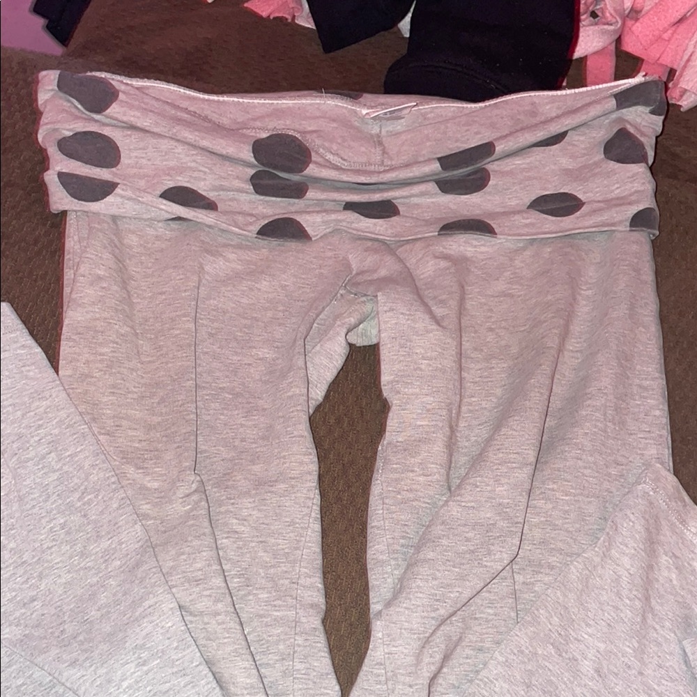 Victoria Secret Pink Grey Flared Leggings, Limited Edition.